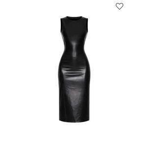 Faux Leather Dress Alice & Olivia